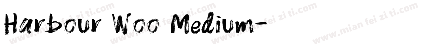 Harbour Woo Medium字体转换